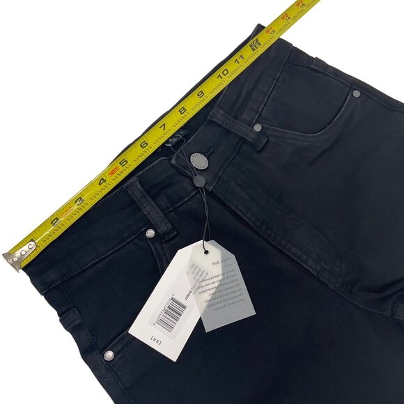 NWT Universal Standard Black Skinny Jeans Size 0 Stretch Denim Womens Classic - Picture 5 of 11